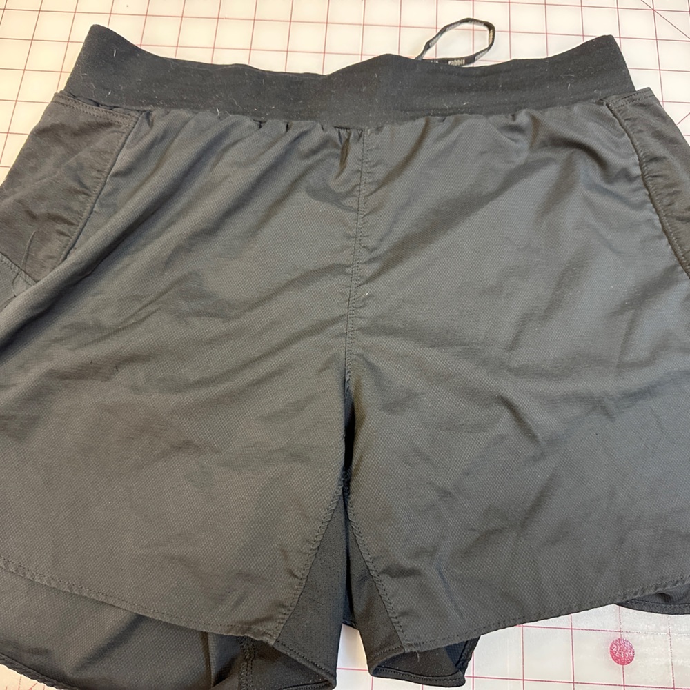 Men's Black Technical Running Shorts